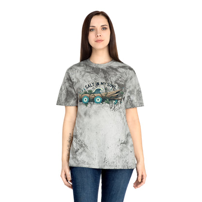 Salt in My Soul Tie-dyed Beach Tee