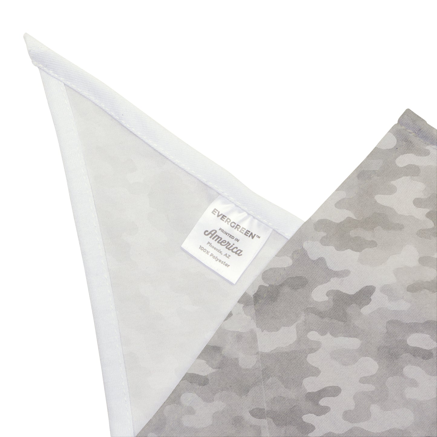 Stealth & Sass Dog Scarf – Grey Camo Bandana