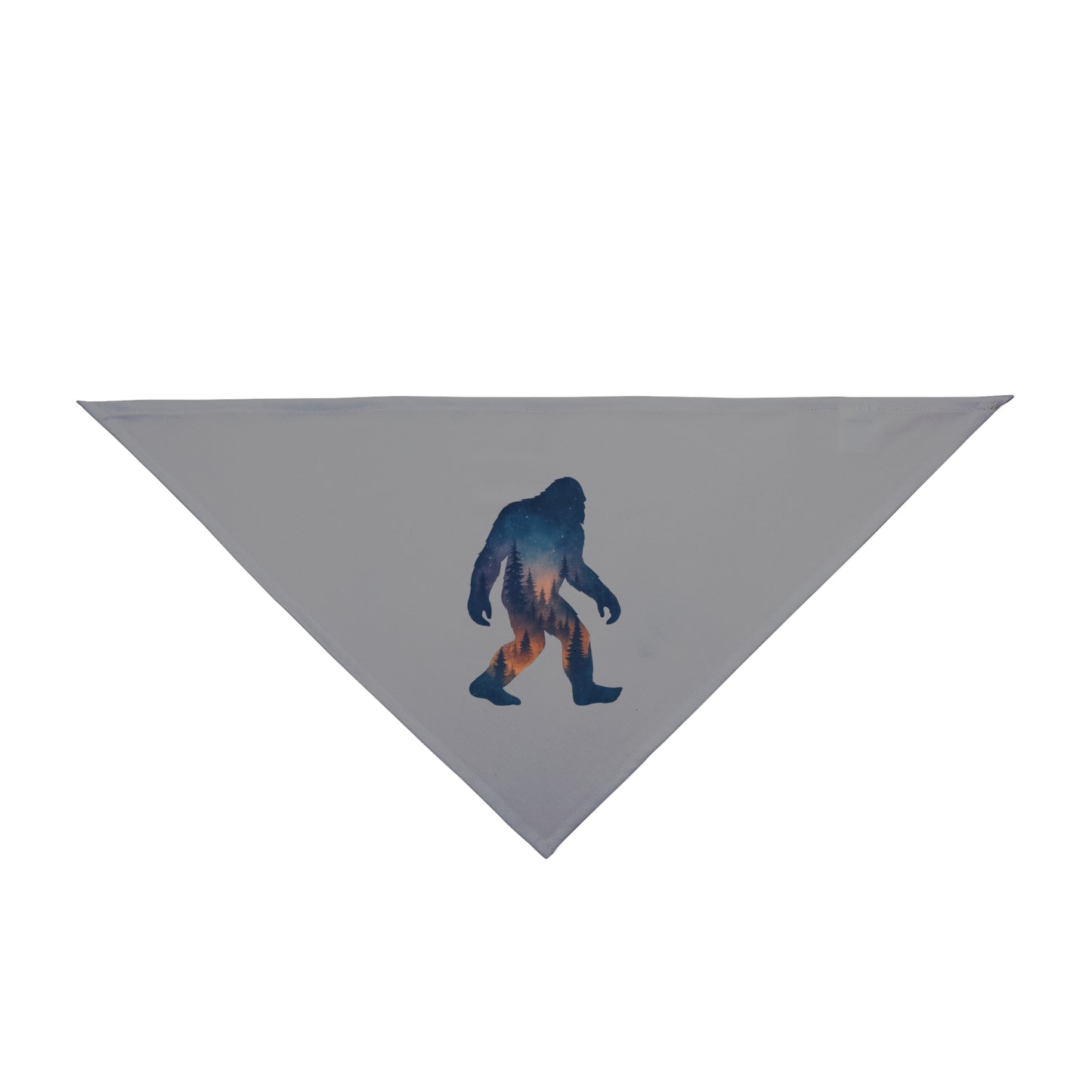 Dog Bandana Big Foot Night Sky Silhouette Pet Scarf