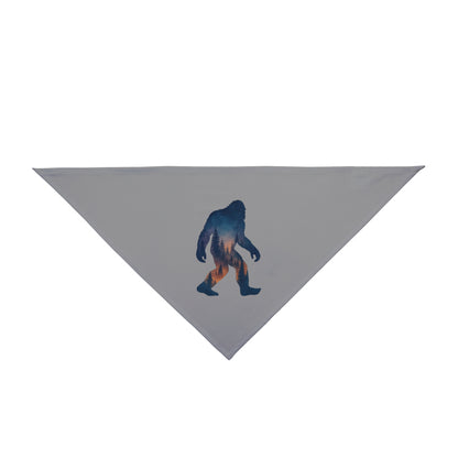 Dog Bandana Big Foot Night Sky Silhouette Pet Scarf