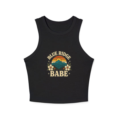 Women's Vintage Graphic Tank Top - Blue Ridge Babe, Summer Fashion, Boho Style, Festival Wear, Outdoor Adventures, Gift for Her