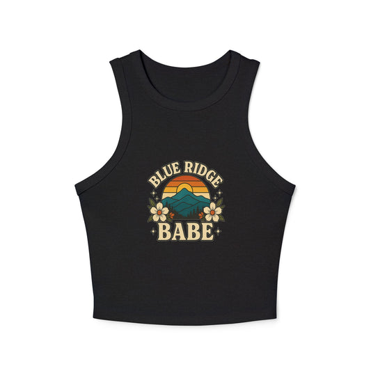 Women's Vintage Graphic Tank Top - Blue Ridge Babe, Summer Fashion, Boho Style, Festival Wear, Outdoor Adventures, Gift for Her