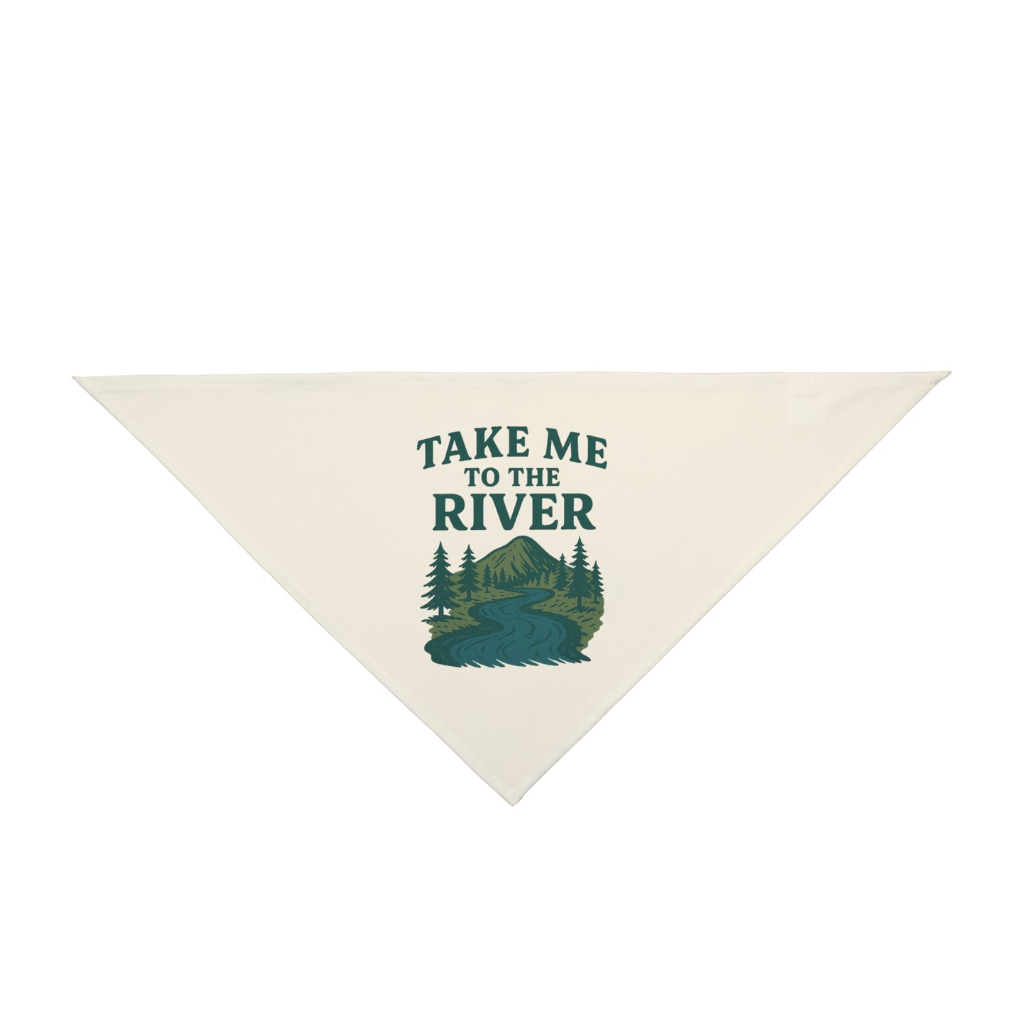 Adventure Pet Bandana | Take Me to the River Dog Scarf | Outdoor Dog Gear | Pet Gift for Dog Lovers | Hiking Dog Accessory | [...]