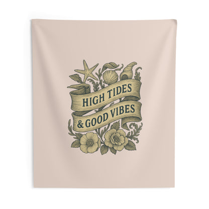 High Tides Beach Wall Tapestry- Beach Blanket or Throw
