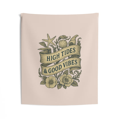 High Tides Beach Wall Tapestry- Beach Blanket or Throw