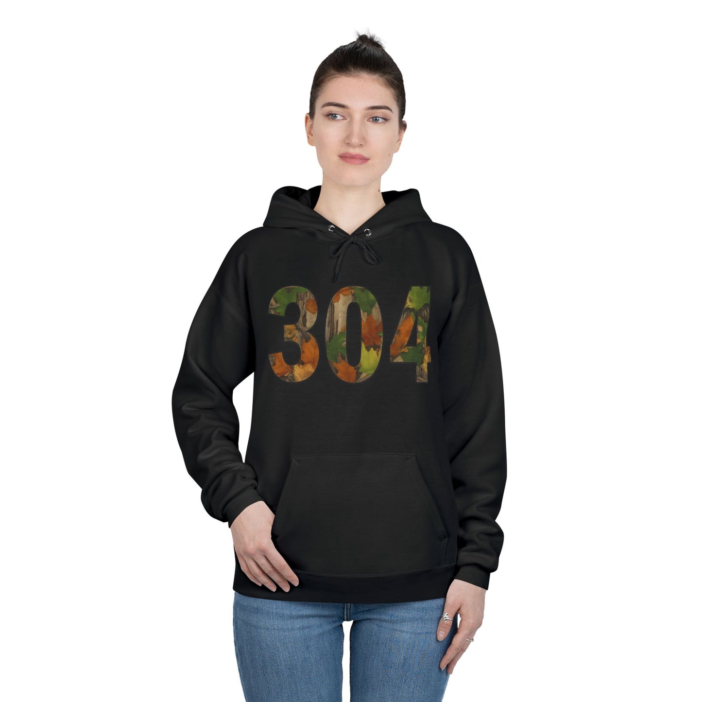 Camo '304' Hoodie — Camouflage Block Number Pullover