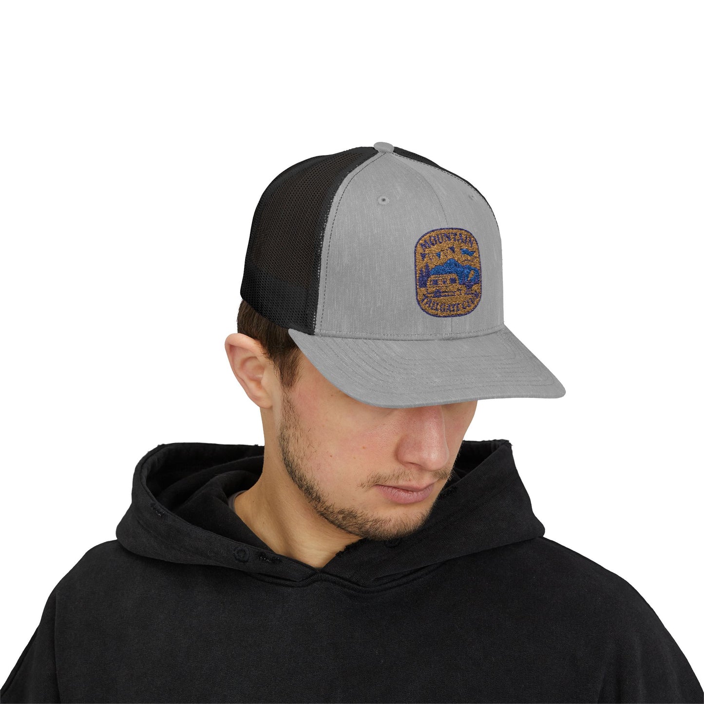 Mountain Tailgate Club Trucker Cap - Embroidered Snapback