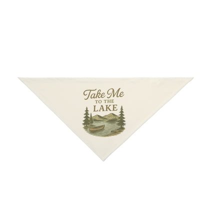 🐾 Take Me to the Lake – Pet Bandana for Adventurous Dogs 🌊🐶