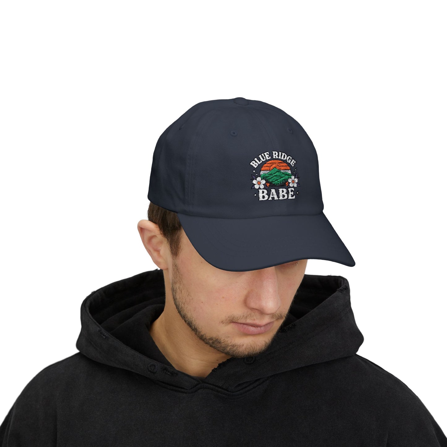 Classic Blue Ridge Babe Dad Cap, Dad Hat, Summer Accessory, Gift for Her, Outdoor Style, Casual Fashion
