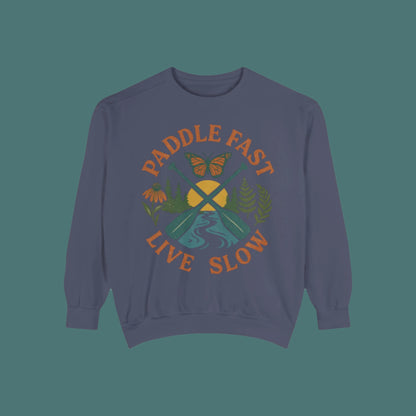 Whitewater Sweatshirt | Unisex Garment-Dyed Sweatshirt | Outdoor Apparel, Kayaking Gift, Adventure Clothing, Nature Lover's Wear, [...]