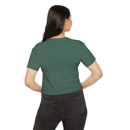 Dark witchy Appalachia Women's Festival Crop Top - Boho Style for Music and Nature Lovers