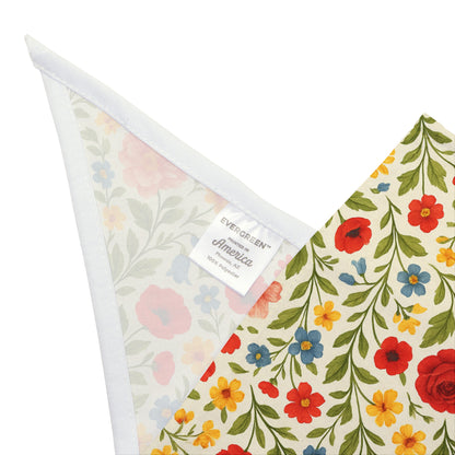 Wildflower Waltz Dog Scarf – Vintage Floral Pet Bandana