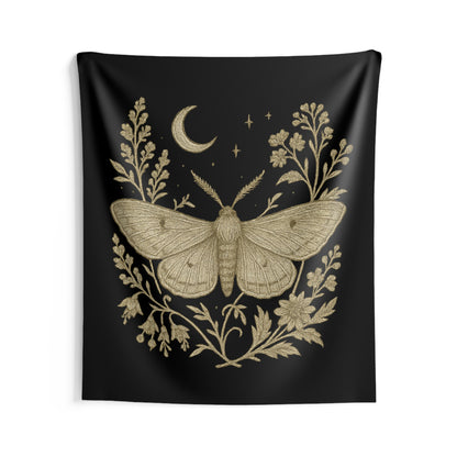 Golden Moth & Moon Tapestry – Appalachia After Dark Collection