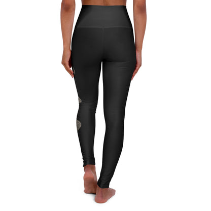 Whispering Aspen Leaf Leggings – Midnight | Wild Waters Collection