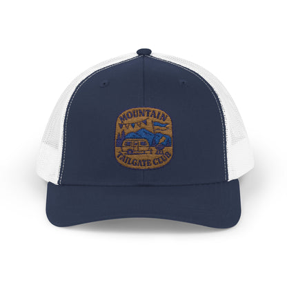 Mountain Tailgate Club Trucker Cap - Embroidered Snapback
