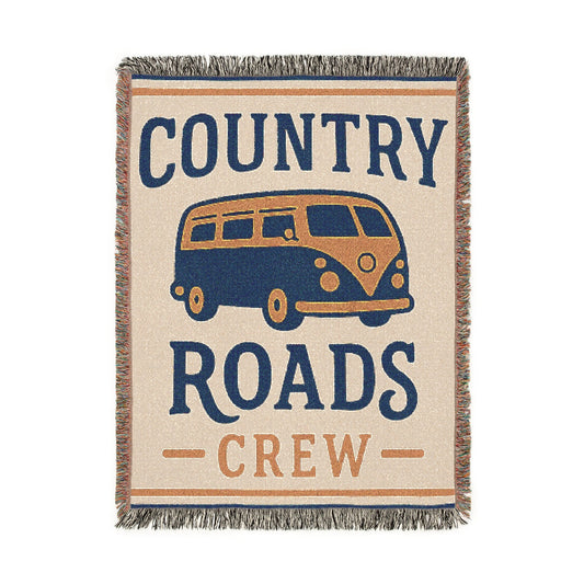 🏈 Country Roads Crew Gameday Blanket – WV Tailgate Comfort 🚐🍂