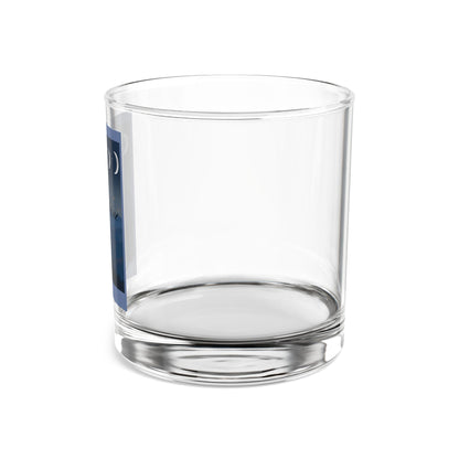 Misty Taste of Moonshine Glass,Lunar Phase Whiskey Glass, Appalachian Barware, Crescent Moon Tumbler, Mystical Mountain Drinkware