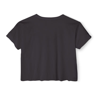 Dark witchy Appalachia Women's Festival Crop Top - Boho Style for Music and Nature Lovers