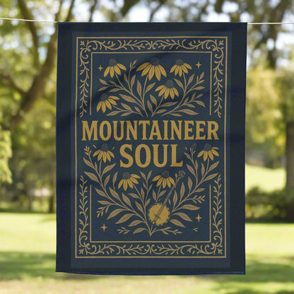 🟡 Mountaineer Soul Fleece Blanket – Cozy West Virginia Pride Throw 💙