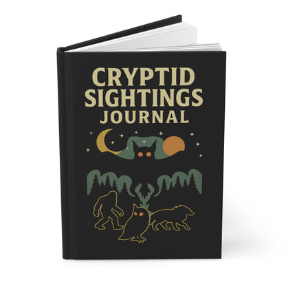 Cryptid Field Journal: Perfect for Mythos Enthusiasts, Nature Lovers, Gift for Adventurers, Writing Notebook, Paranormal Logbook