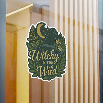 Witchy in the Wild Sticker 🌿✨ – Nature-Loving Spellcaster Vibes