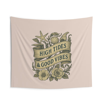 High Tides Beach Wall Tapestry- Beach Blanket or Throw