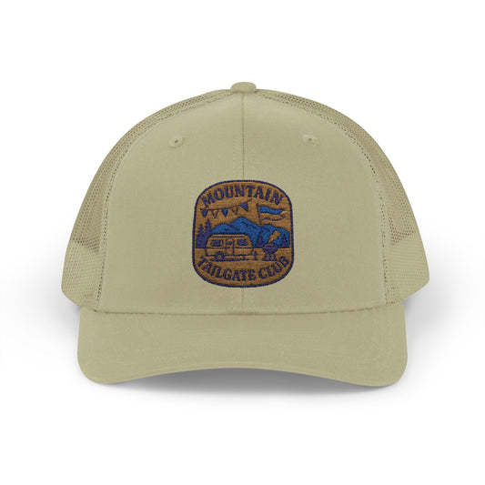 Mountain Tailgate Club Trucker Cap - Embroidered Snapback