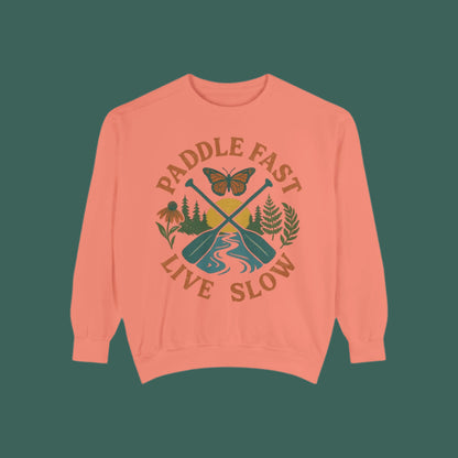 Whitewater Sweatshirt | Unisex Garment-Dyed Sweatshirt | Outdoor Apparel, Kayaking Gift, Adventure Clothing, Nature Lover's Wear, [...]