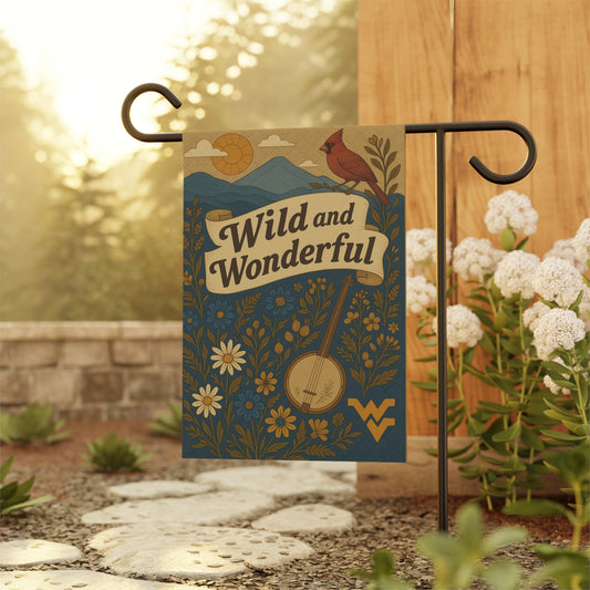 Wild & Wonderful WV Garden Flag 🐦🌿 | Cardinal Outdoor Decor