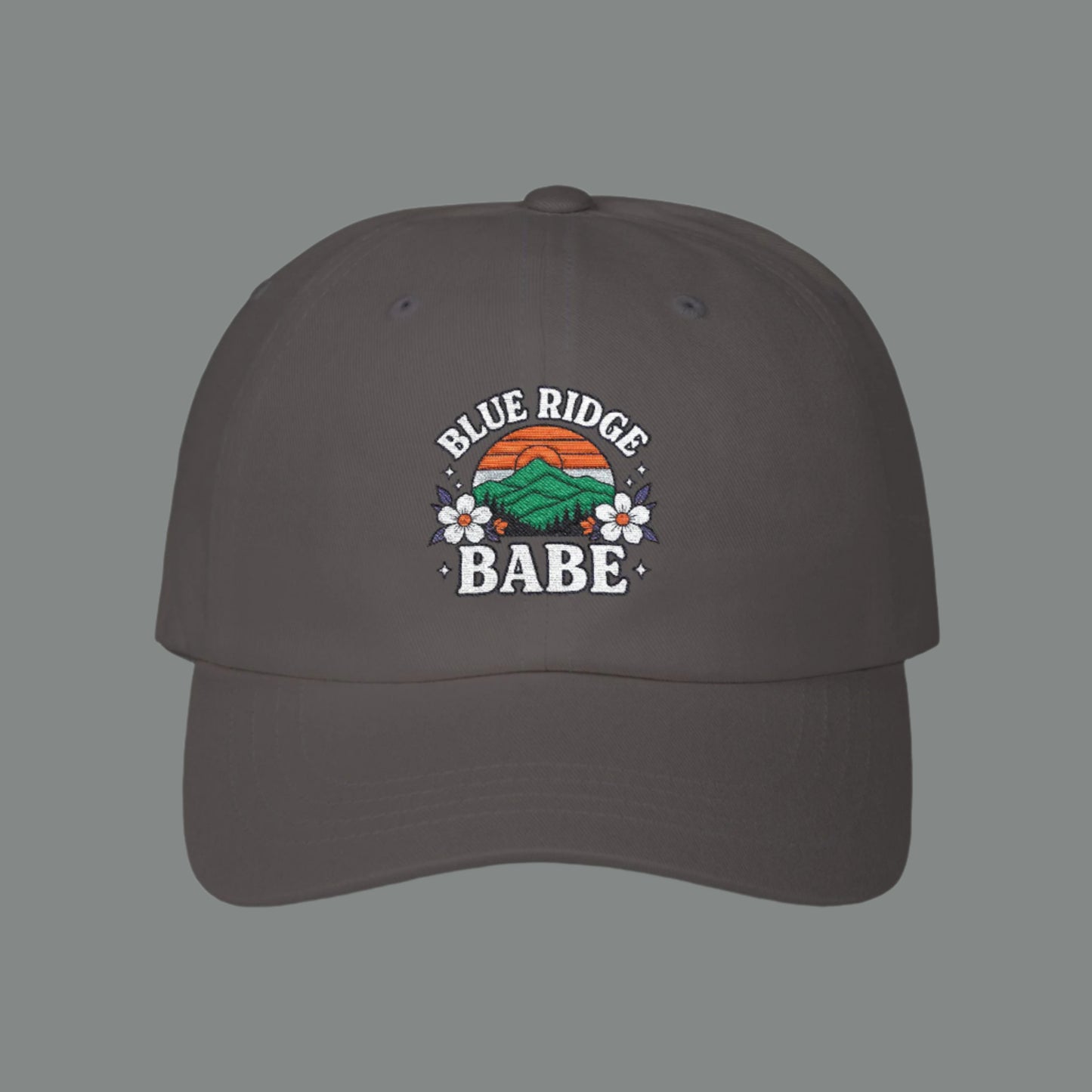 Classic Blue Ridge Babe Dad Cap, Dad Hat, Summer Accessory, Gift for Her, Outdoor Style, Casual Fashion