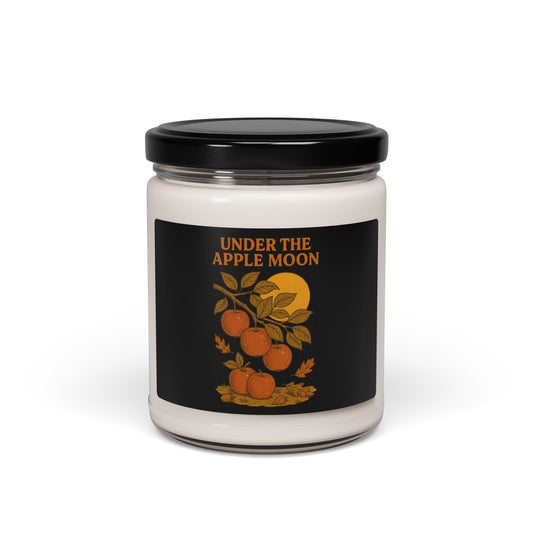 Under the Apple Moon Scented Soy Candle, Cozy Home Decor, Fall Gift, Relaxation Candle, Autumn Aromatherapy, Thanksgiving Decor