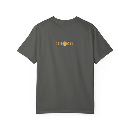 Boho Appalachian Moon Phases T-Shirt, Nature Lover Tee, Outdoor Adventure Apparel, Gift for Hikers, Festival Wear, Eco-Friendly Fashion
