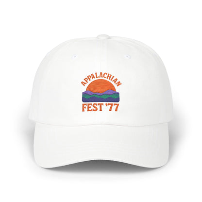 Stylish Classic Dad Cap with Retro Festival logo, Appalachia, 70's style