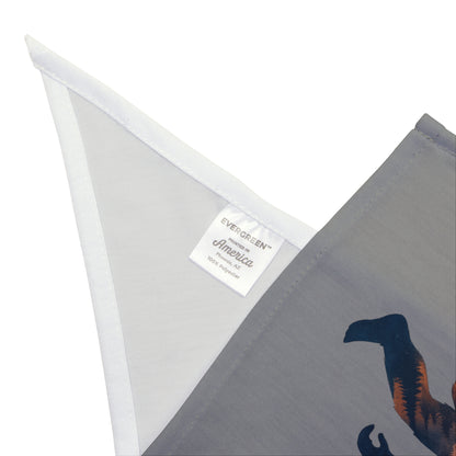 Dog Bandana Big Foot Night Sky Silhouette Pet Scarf