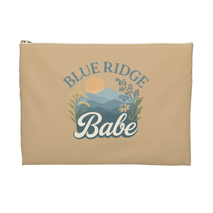 Blue Ridge Babe Accessory Pouch, Makeup Bag, Travel Organizer, Zipper Pouch, Gift for Her, Cosmetic Case
