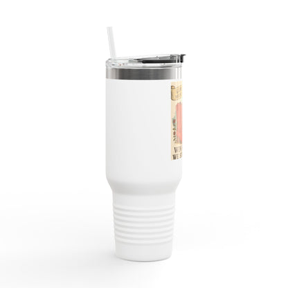 Mountaineer Game day Insulated Travel Mug, 40oz | Travel Coffee Cup, Custom Tumbler, WVU Lover Gift, Tailgating Hydration, Adventure