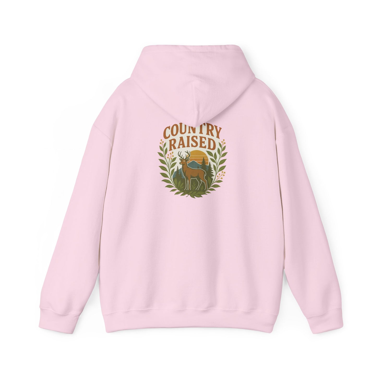 Country Raised Hoodie, Farm Life Pullover, Rural Living Sweatshirt, Outdoor Adventure Jumper, Ranch Style Outerwear
