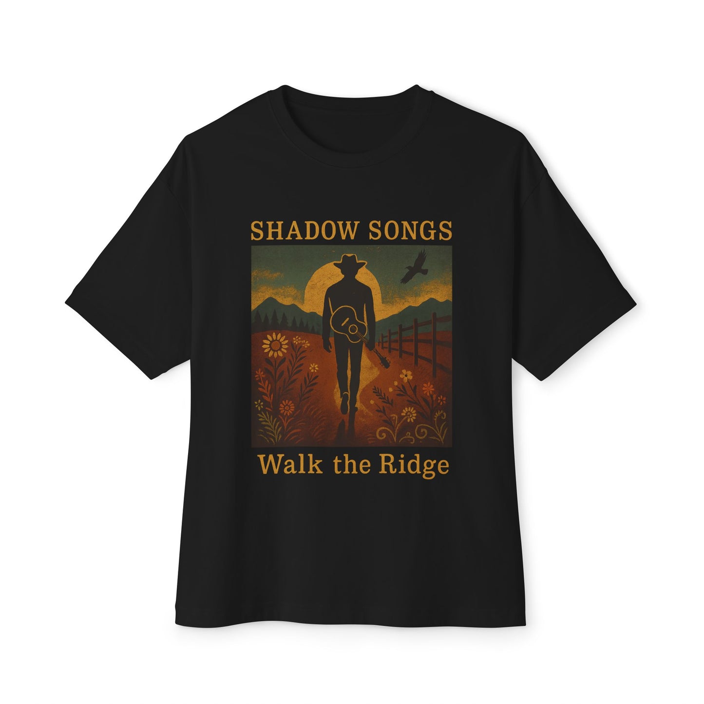 🎶 Shadow Songs Tee – Vintage Country Vibes 🤠✨