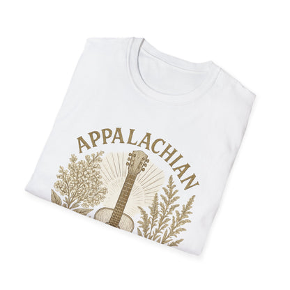Appalachian Queen T-Shirt, Botanical Graphic Tee, Unisex Softstyle Shirt, Gift for Music Lovers, Casual Wear, Festival Outfit