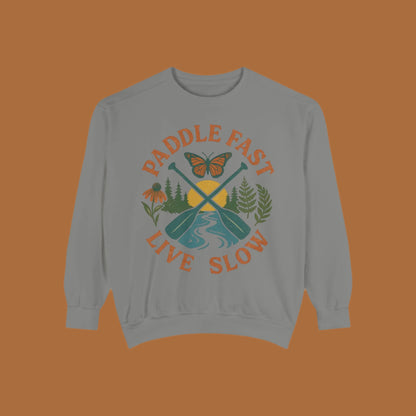 Whitewater Sweatshirt | Unisex Garment-Dyed Sweatshirt | Outdoor Apparel, Kayaking Gift, Adventure Clothing, Nature Lover's Wear, [...]