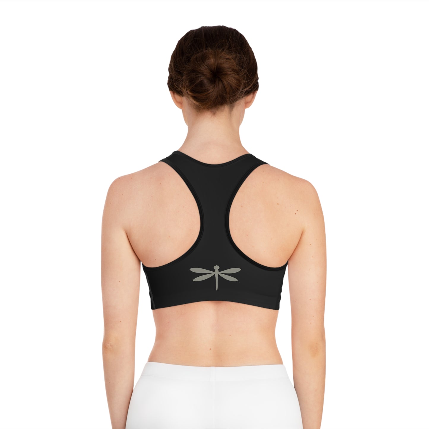 Wild Waters Racerback Sports Bra – Dragonfly Emblem