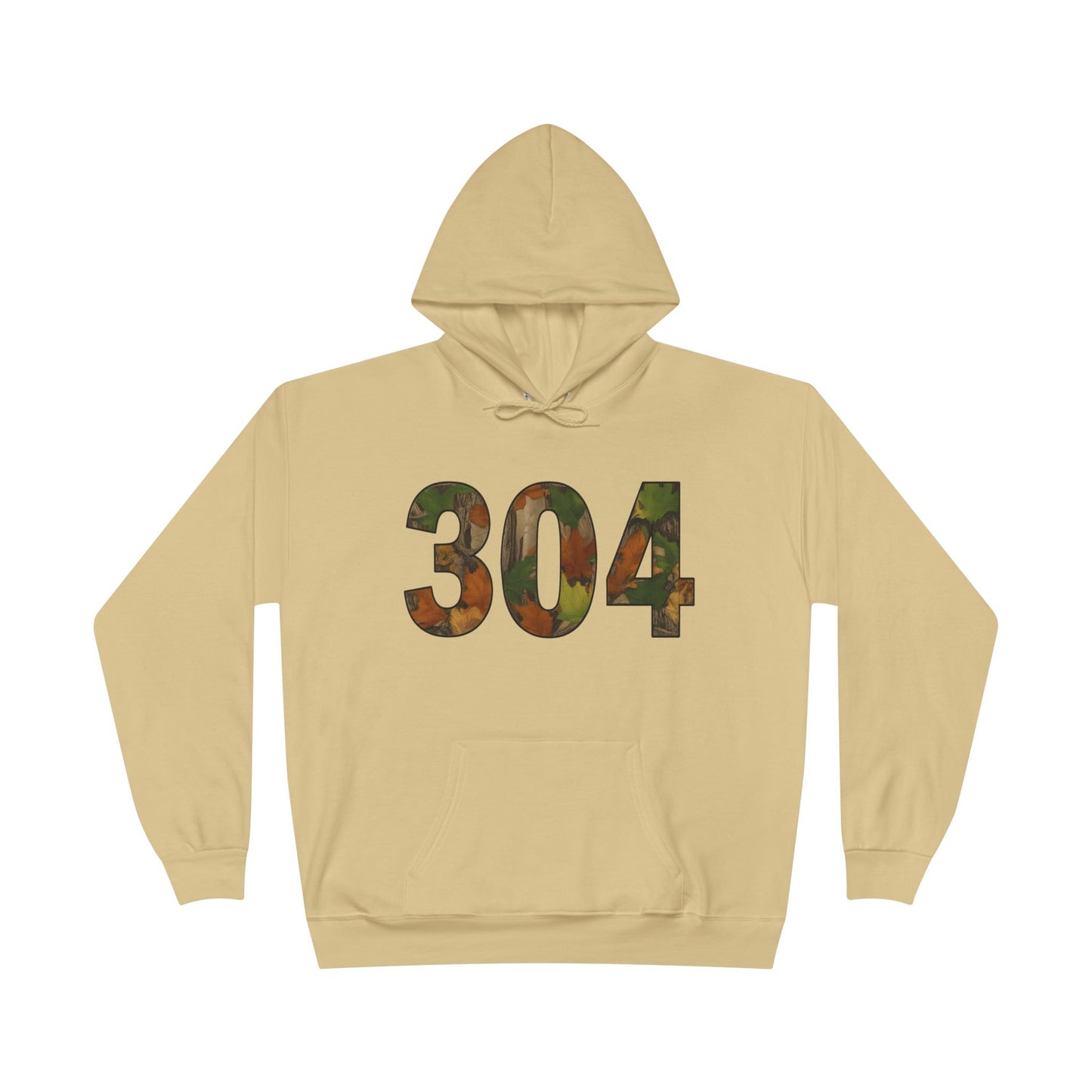 Camo '304' Hoodie — Camouflage Block Number Pullover