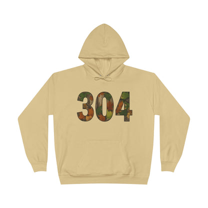 Camo '304' Hoodie — Camouflage Block Number Pullover