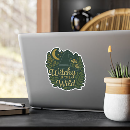 Witchy in the Wild Sticker 🌿✨ – Nature-Loving Spellcaster Vibes
