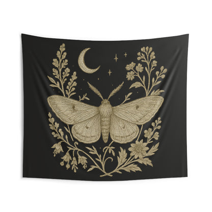 Golden Moth & Moon Tapestry – Appalachia After Dark Collection