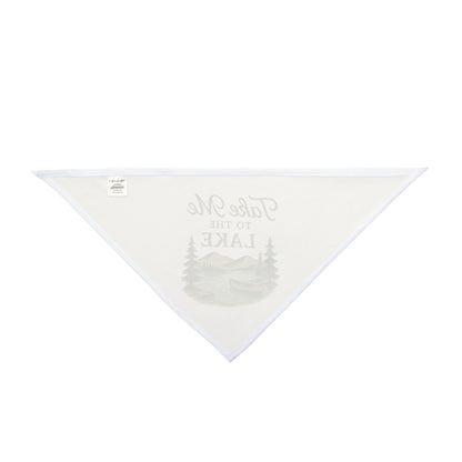 🐾 Take Me to the Lake – Pet Bandana for Adventurous Dogs 🌊🐶