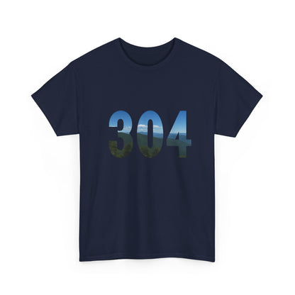 📞🌄 304 West Virginia Area Code Tee | Mountain Roots, Small Town Pride 🤍🌿