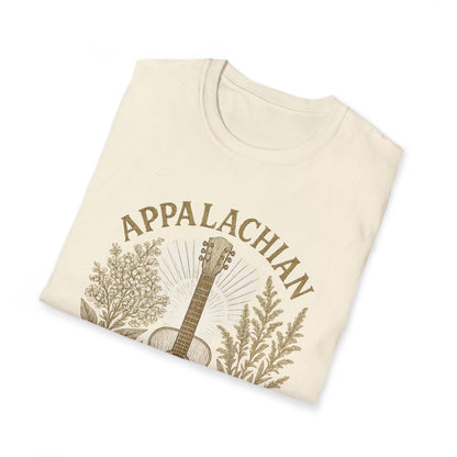 Appalachian Queen T-Shirt, Botanical Graphic Tee, Unisex Softstyle Shirt, Gift for Music Lovers, Casual Wear, Festival Outfit