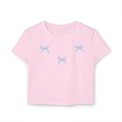 Crop Tee - Coquette Aesthetic Baby Tee to Match Country Coquette Skirts