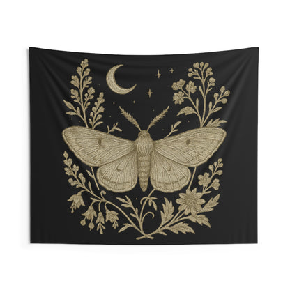 Golden Moth & Moon Tapestry – Appalachia After Dark Collection